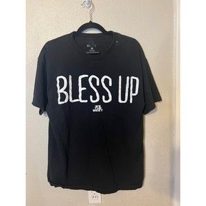 We the best DJ Khalid Merch Black "Bless Up" T-Shirt Size L